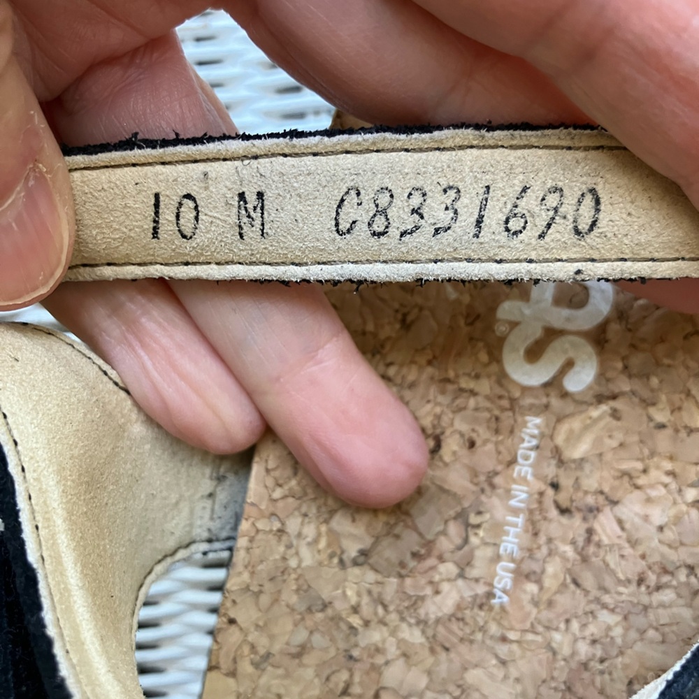 SAS Marina T Strap thong wedge sandal back strap leather granola minimalist 10 M - Picture 9 of 9